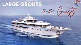 YACHTS in Croatia for LARGE Groups + Motor Yacht Freedom Explained