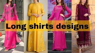 new long shirt trend 2023 || #latest long shirts #designs