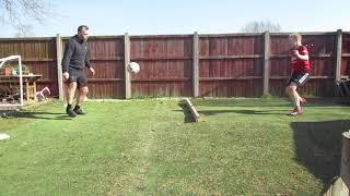 Self Isolation Football - Foot Tennis in isolation