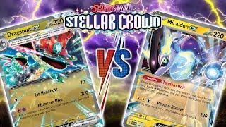 Stellar Crown Tabletop Battles:  Miraidon VS Dragapult