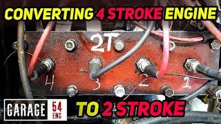 4 stroke to 2 stroke Lada engine conversion