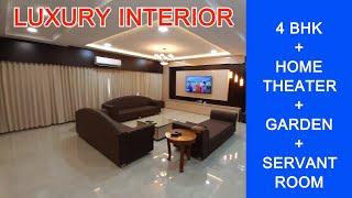 4 BHK LUXURY VILLA FOR SALE WITH ULTRA LUXURIOUS INTERIOR AHMEDABAD , GUJARAT INDIA | HOUSE ID 95