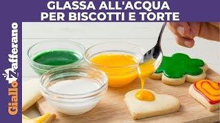 GLASSA ALL'ACQUA PER BISCOTTI E TORTE