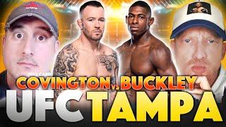 UFC Tampa: Covington vs. Buckley FULL CARD Predictions, Bets & DraftKings