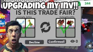 Trying to upgrade my Inventory after big trade!! (HARD) Adopt Me