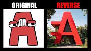 Reverse Alphabet Lore But It's The House (A-Z...) - Alphabet Lore Meme Animation - TD Rainbow