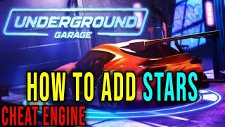 HOW TO ADD STARS (CHEAT ENGINE) - Underground Garage