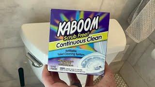 One Minute Review: Kaboom Scrub Free! Toilet Bowl Cleaner System with 2 Refills