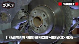 Einbau von Verbundwerkstoff-bremsscheiben