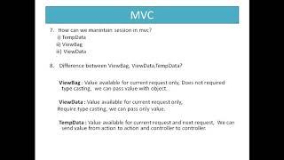 MVC Interview Question