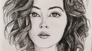 Simple and Easy Girl's Face Drawing with the Secrets of Loomis Technique for beginners