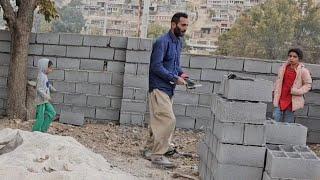 Completing the courtyard wall and preparing delicious food by Mustafa