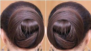 Nice ! Juda Hairstyle For Thin Long Hair | पतले लंबे बालों की हेयर स्टाइल | Easy Juda Bun Hairstyle