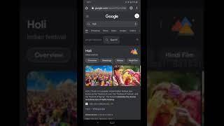 Google Trick 2021 - Holi | Google Easter Egg like Thanos Snap