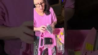 Best Mini chainsaw pink cordless tool 2 batteries Battery Pack Tree Branches Bushes Yard Work case