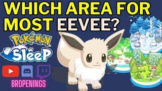 Which Area Gives Most Eevee Spawns? #pokemonsleep #eevee