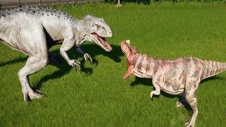 INDOMINUS REX MAX Vs ALL DINOSAURS - Jurassic World Evolution
