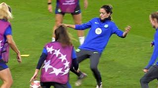 Barcelona train ahead of Manchester City Women's Champions League clash