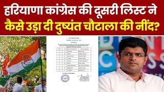 Haryana Congress Candidates की 2nd List हुई जारी । Hindi News । Breaking । Haryana Election 2024