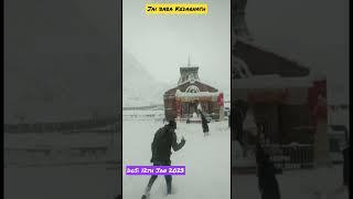 Kedarnath Temple in January 2023| @TravelIsNirvana