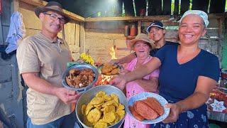 Un día de CAMPO con AMANTINA COCINANDO pica pollo COMIDA favorita del Dominicano