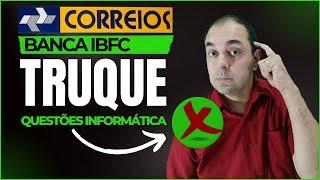 Top 3 Truques INFORMATICA IBFC para evitar perder ponto a todo custo I CONCURSO CORREIOS 2024 / MGS