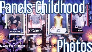 Panels Childhood Photos / The Masked Singer USA Season 12 Ep. 4