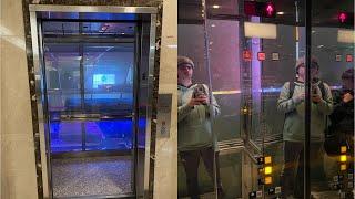 Glass Amtech Hydraulic Elevator @ 3680 Wilshire - Los Angeles, CA.