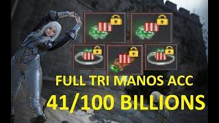 Black Desert Online - Full TRI Manos Accessories | 1360 Mastery (41/100 Billions)