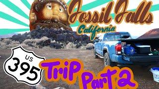 Camping At Fossil Falls California | Highway 395 Adventure | Part 2