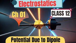 What's Electric Potential at an Electric Dipole's Axial Line? | Class 12