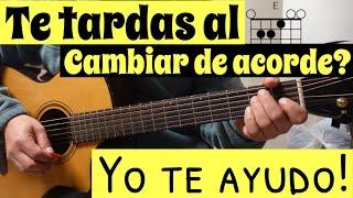 Se te complica cambiar de acorde en guitarra? Practica esto!