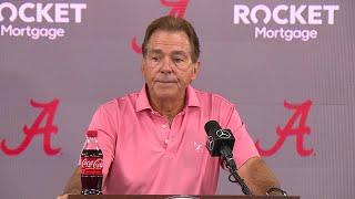 Nick Saban opens up about Mike Leach ahead of Mississippi State game