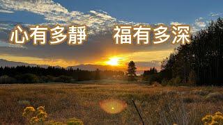 心有多靜，福有多深。#心境福深 #感悟生活 #促進睡眠