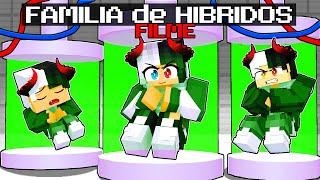 FAMÍLIA de HIBRIDOS - FILME no Minecraft ◂Miika▸