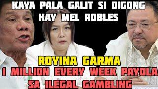 ROYINA GARMA, 1 MILLION  A WEEK PAYOLA SA ILEGAL GAMBLING, PCSO LUGI NG 90 BILLION