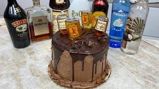 The Fireball Hennessy Cake