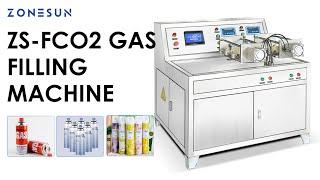 How To Use ZS-FCO2 CO2 Gas Filling Machine Aerosol Filler