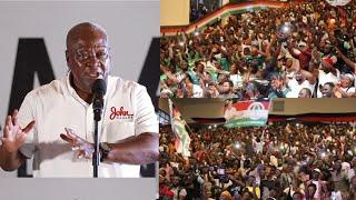 H.E John Mahama Storm Ho Technical University as students críes for help