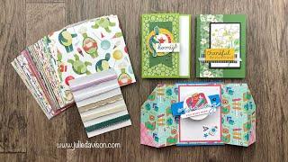 Sneak Peeks + 3 Stampin' Up! Designer Paper Projects | 4/17/25 Thursday Night Stamp Therapy