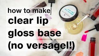 DIY Clear Lip Gloss Base // Make lip gloss without Versagel! // Humblebee & Me