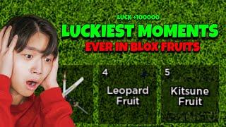 TOP 10 LUCKIEST MOMENTS Ever Recorded In Blox Fruits (Updated)