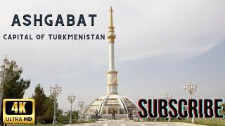 Ashgabat Amazing 4k drone footage Capital of Turkmenistan