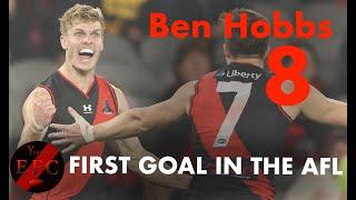 Ben Hobbs First AFL Goal RD8 2022 and overturned goal