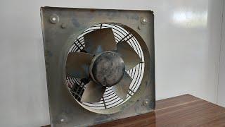 fully Restoration & Repair burned old Exhaust FAN || Restoring Electric Fan Step by Step