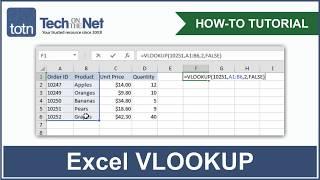 How to use the VLOOKUP function in Excel