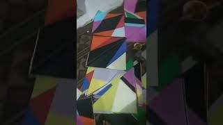 Kite making project 🪁#handmade #skymaker #viral #official #subscribe #design #maker