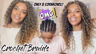 Unbelievable Crochet Braids install‼️NO LEAVE OUT