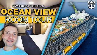 Odyssey of the Seas Ocean View Room Tour 2023!