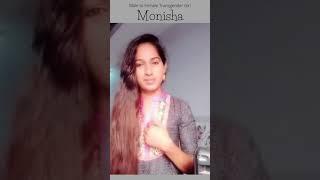 Male to Female Transgender Girl Monisha - India 177 #Shorts #transgender #LGBT #mtf #tgirl